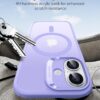 71H15i8flfL._AC_SL1500_ ESR for iPhone 17 Case, Camera Control Cover, Compatible with MagSafe, Shockproof Military-Grade Protection, Magnetic Phone Case for iPhone 17, Classic Hybrid Case, Frosted Purple