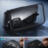 71HBb0v3R2L._AC_SL1500_ ESR for iPhone 17 Case, Camera Control Cover, Compatible with MagSafe, Shockproof Military-Grade Protection, Magnetic Phone Case for iPhone 17, Classic Hybrid Case, Clear Black