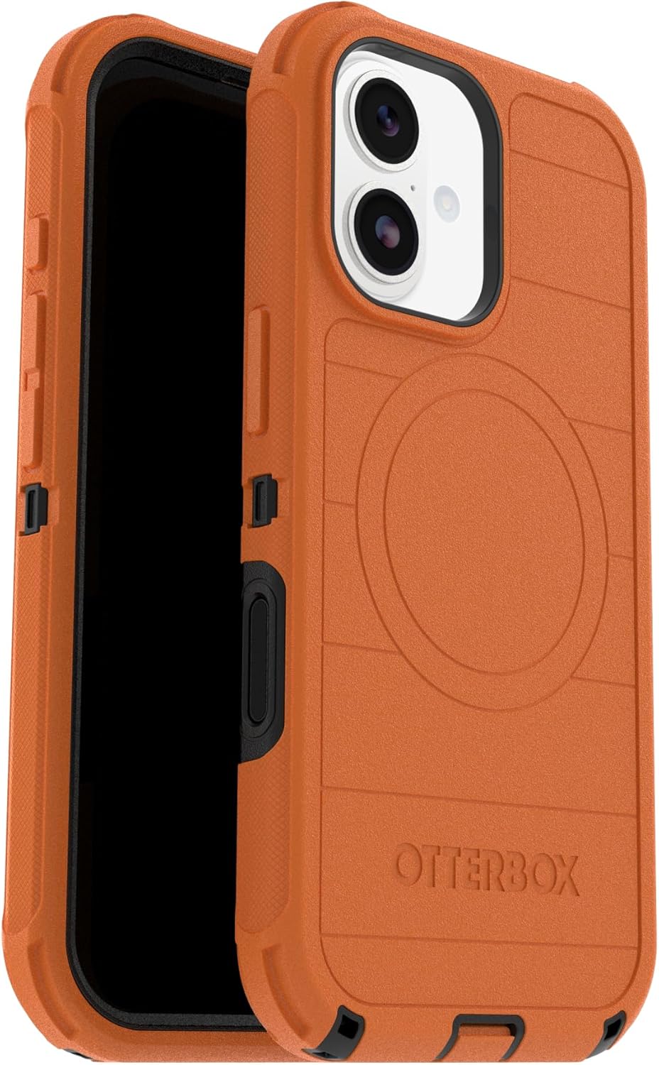 OtterBox iPhone 17 Defender Pro Series Case - Blaze Orange - Tough, Rugged & Durable iPhone Case, Snaps on MagSafe