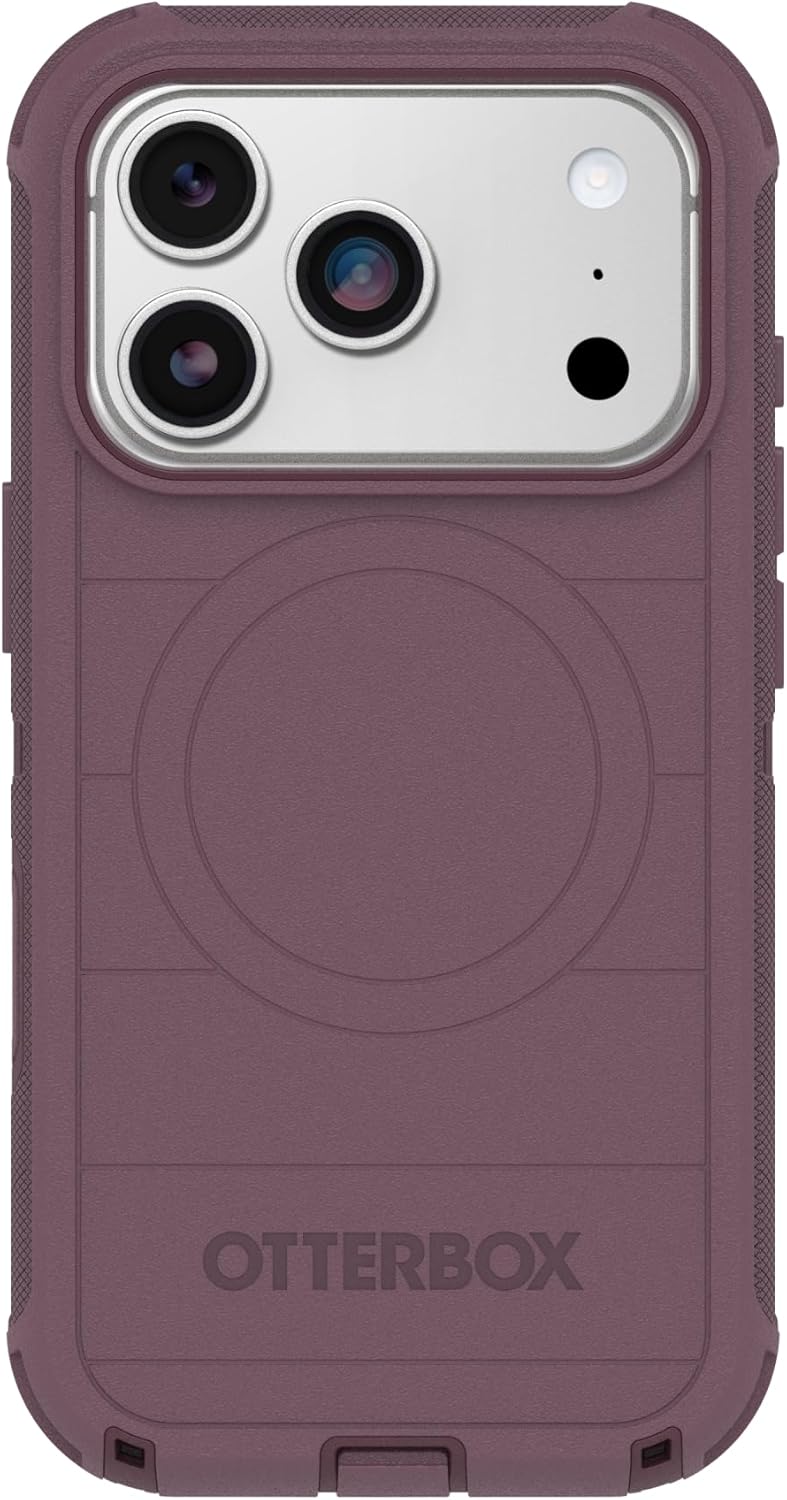 71HcO2WilCL._AC_SL1500_ OtterBox iPhone 17 Pro Defender Pro Series Case - Purple Mystery - Tough, Rugged & Durable iPhone Case, Snaps on MagSafe
