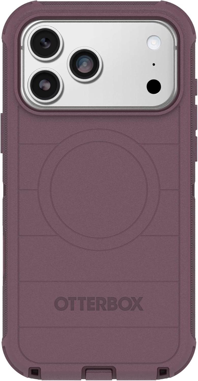 71I35kndWL._AC_SL1500_ OtterBox iPhone 17 Pro Max Defender Pro Series Case - Purple Mystery - Tough, Rugged & Durable iPhone Case, Snaps on MagSafe