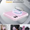 Miracase for iPhone 16 Case 6.1'', [Bubble Free] Full-Body Bumper Phone case with Built-in Full Glass Screen &Camera Control,No Gap,Compatible with MagSafe,Drop Proof 16 Cover,Matte Clear