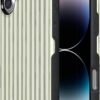 71IHJul8asL._AC_SL1500_ Casely iPhone 16 Case | Linen Stripe | The Boyfriend Collection | Bold Protective Design | Compatible with MagSafe