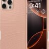 Spigen Liquid Air Designed for iPhone 16 Pro Case [NOT Compatible with MagSafe], [Military-Grade Protection] - Rose Titanium