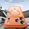 71IoKwlXPIL._AC_SL1500_ ESR for iPhone 17 Pro Case, Camera Control Cover, Compatible with MagSafe, Shockproof Military-Grade Protection, Magnetic Phone Case for iPhone 17 Pro, Classic Hybrid Case, Frosted Orange