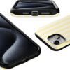 71Ip93aI9L._AC_SL1500_ Casely iPhone 15 Case | Butter Yellow Stripes | Sunday Best | Bold Protective Design | Compatible with MagSafe