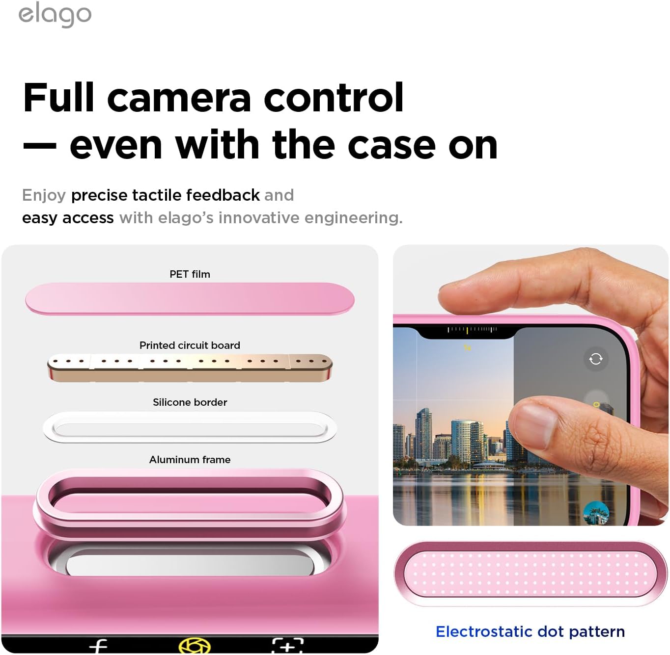 71JSwWX1ozL._AC_SL1500_ elago for iPhone 17 Pro Case, Premium Magnetic Silicone Case, Compatible with MagSafe, Liquid Silicone Material, Protective Cover, Shockproof, Slim Phone, 6.3 inch (Hot Pink)
