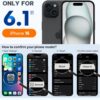 Miracase Compatible with iPhone 15 Case, [Soft Anti-Scratch Microfiber Lining], Liquid Silicone Case Gel Rubber Shockproof Drop Protection Phone Case for iPhone 15, Dark Green