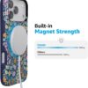 71K6IrDVavL._AC_SL1500_ Casely iPhone 17 Pro Case | Full Bloom | Navy Floral | Bold Protective Design | Compatible with MagSafe