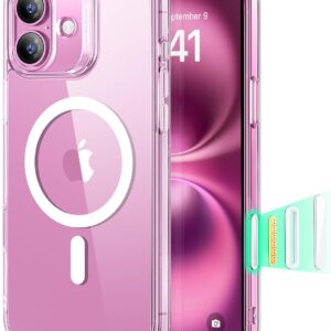 71K8yG108pL._AC_SL1500_ ESR for iPhone 16 Plus Case, Camera Control Cover, Compatible with MagSafe, Shockproof Military-Grade Protection, Magnetic Phone Case for iPhone 16 Plus, Classic Hybrid Case, Clear | Camera Control