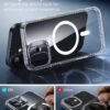 ESR for iPhone 17 Case, Camera Control Cover, Compatible with MagSafe, Shockproof Military-Grade Protection, Magnetic Phone Case for iPhone 17, Classic Hybrid Case, Clear