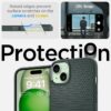 Spigen Liquid Air Designed for iPhone 15 Case (2023) [Military-Grade Protection] - Abyss Green