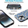 71Kdet0AQ2L._AC_SL1500_ Casely iPhone 15 Plus Case | in the Spotlight | Pastel Polka Dot | Bold Protective Design | Compatible with MagSafe