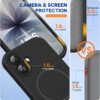 71Ldlh59DOL._AC_SL1500_ Miracase Magnetic for iPhone 17 Case, Compatible with MagSafe, Integrated Silicone Camera Control Cover, Shockproof Drop Protection Phone Case for 17,Black