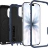71Lrg4DpQjL._AC_SL1500_ OtterBox iPhone 17 (Only) - Defender Series Case - Black Shadow (Black & Blue) - Snaps on MagSafe - Tough - Rugged & Durable