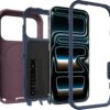 OtterBox iPhone 17 Pro (Only) - Defender Series Case - Tulipwood Glow (Purple & Blue) - Snaps on MagSafe - Tough - Rugged & Durable