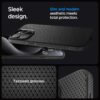 Spigen Liquid Air Designed for iPhone 15 Pro Case (2023) [Military-Grade Protection] - Matte Black