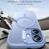 71NGC638gCL._AC_SL1500_ ESR for iPhone 17 Case, Camera Control Cover, Compatible with MagSafe, Shockproof Military-Grade Protection, Magnetic Phone Case for iPhone 17, Classic Hybrid Case, Frosted Light Blue