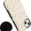 71OFPoe-ceL._AC_SL1500_ Casely iPhone 13 Case | Ditsy Floral | Tiny Flowers | Bold Protective Design | Compatible with MagSafe