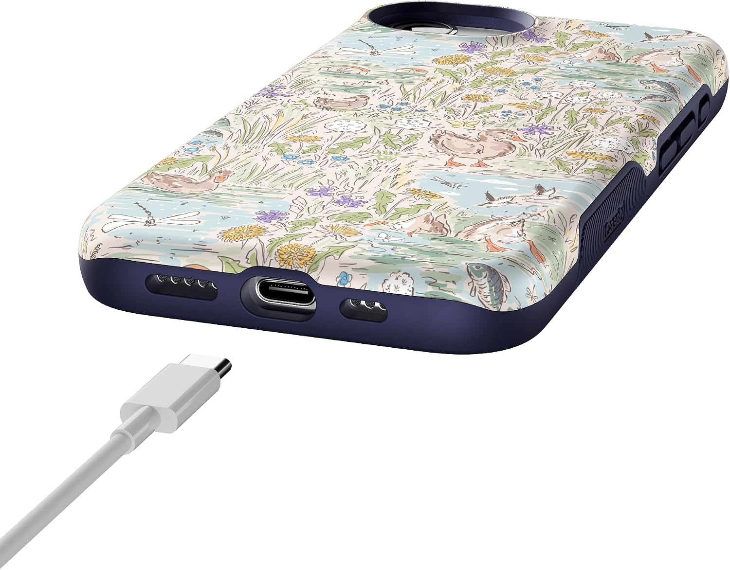 71OM8VT27QL._AC_SL1500_ Casely iPhone 17e Case | Waddle Path | Duck Pond | Bold Protective Design | Compatible with MagSafe