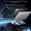 71OPxBxbr5L._AC_SL1500_ ESR for iPhone 17 Pro Case, Camera Control Cover, Compatible with MagSafe, Shockproof Military-Grade Protection, Magnetic Phone Case for iPhone 17 Pro, Classic Hybrid Case, Clear Black