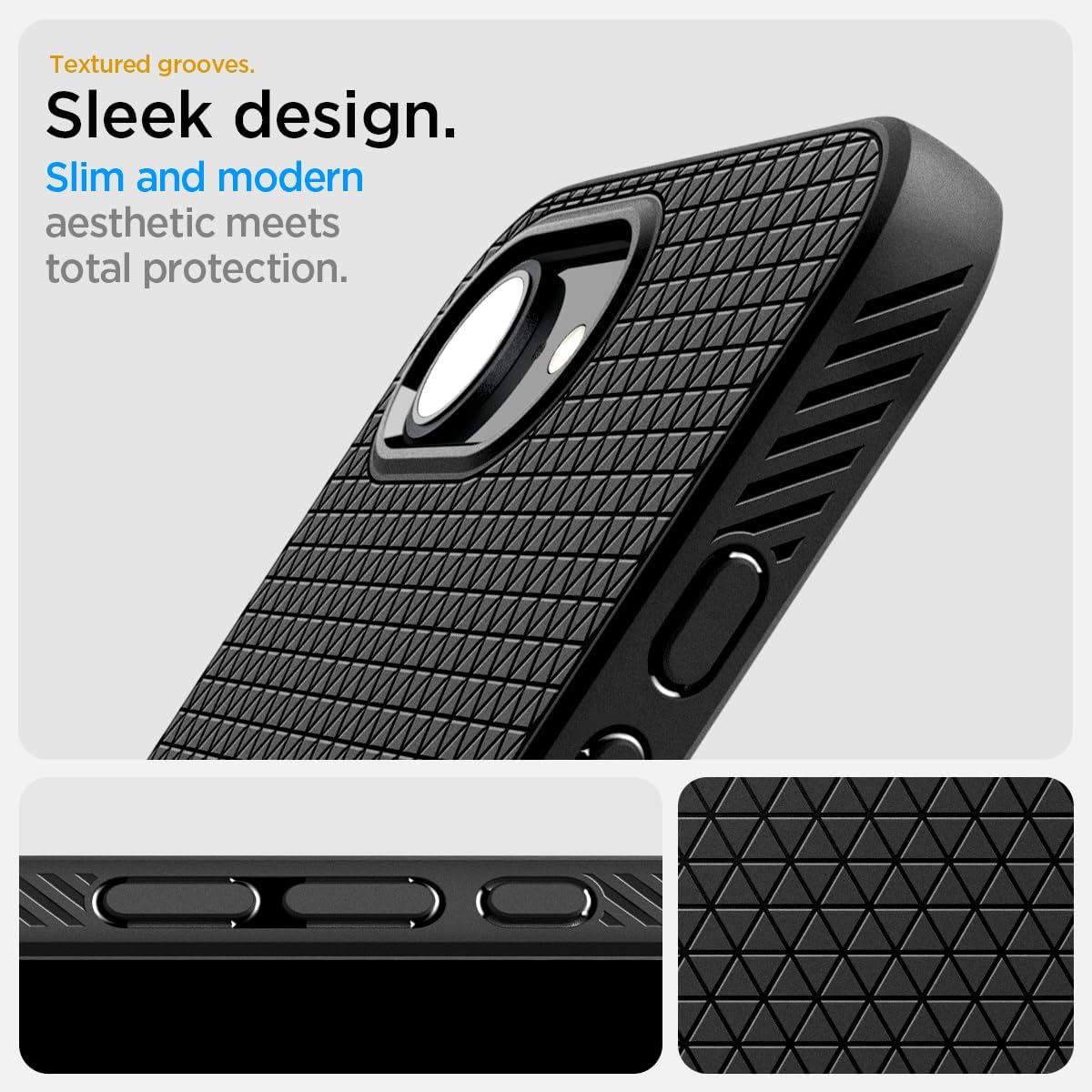 Spigen for iPhone 17e / 16e Case, Liquid Air [Military-Grade Protection] - Matte Black | Military-Grade Protection