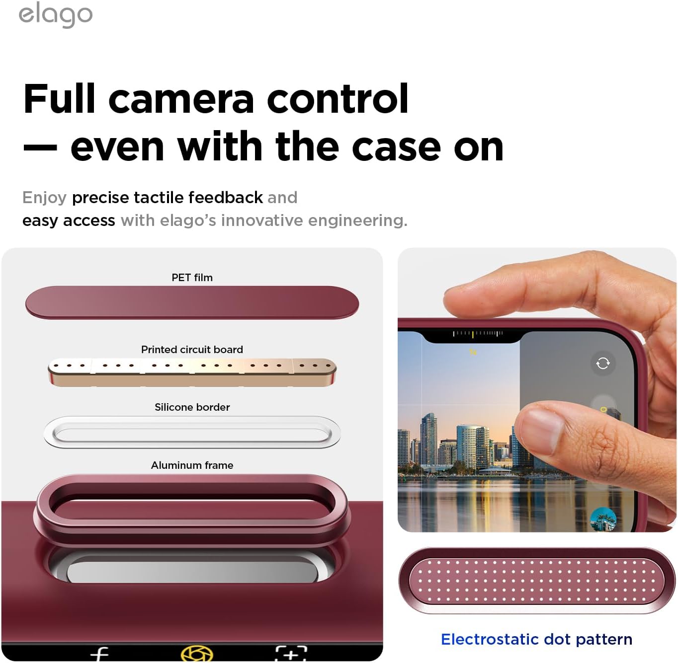71PCjYOoOsL._AC_SL1500_ elago for iPhone 17 Pro Max Case, Premium Magnetic Silicone Case, Compatible with MagSafe, Liquid Silicone Material, Protective Cover, Shockproof, Slim Phone, 6.9 inch (Burgundy)