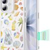71PMH4VumoL._AC_SL1500_ ESR for iPhone 17 Case, Camera Control Cover, Compatible with MagSafe, Shockproof Military-Grade Protection, Magnetic Case for iPhone 17, Classic Hybrid, Coastal Summer, Cream White
