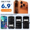 Miracase Magnetic for iPhone 17 Pro Max Case, Compatible with MagSafe, Integrated Silicone Camera Control Cover, 3.0mm Thicken Shockproof Drop Protection Phone Case for 17 ProMax, Blackcurrant