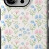 71PUT1fap6L._AC_SL1500_ Casely iPhone 15 Pro Case | Sunday Best | Pastel Garden | Bold Protective Design | MagSafe Compatible Design