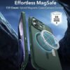 71PoV8UnpoL._AC_SL1500_ ESR for iPhone 17 Case, Camera Control Cover, Compatible with MagSafe, Shockproof Military-Grade Protection, Magnetic Phone Case for iPhone 17, Classic Hybrid Case, Frosted Green