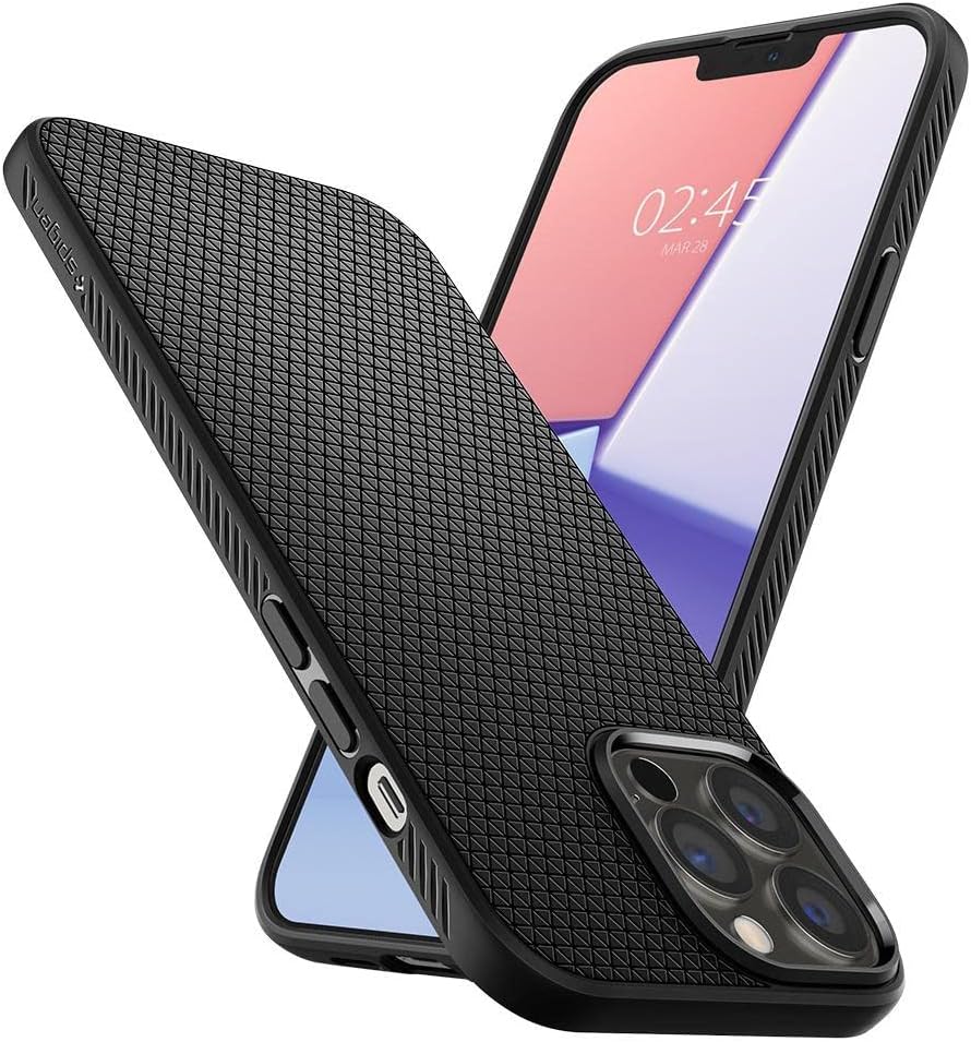 71Q2gxZZeRL._AC_SL1000_ Spigen Liquid Air Designed for iPhone 13 Pro Max Case (2021) - Matte Black