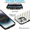 71Q86ixLaQL._AC_SL1500_ Casely iPhone 16 Pro Case | Spotted in SoHo | Green Polka Dot | Bold Protective Design | Compatible with MagSafe