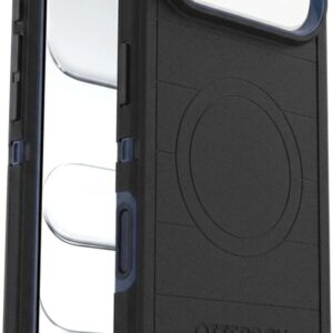 OtterBox iPhone Air (Only) - Defender Series Case - Black Shadow (Black & Blue) - Snaps on MagSafe - Tough - Rugged & Durable - Multi-Layer - Impact Absorbing iPhone Case
