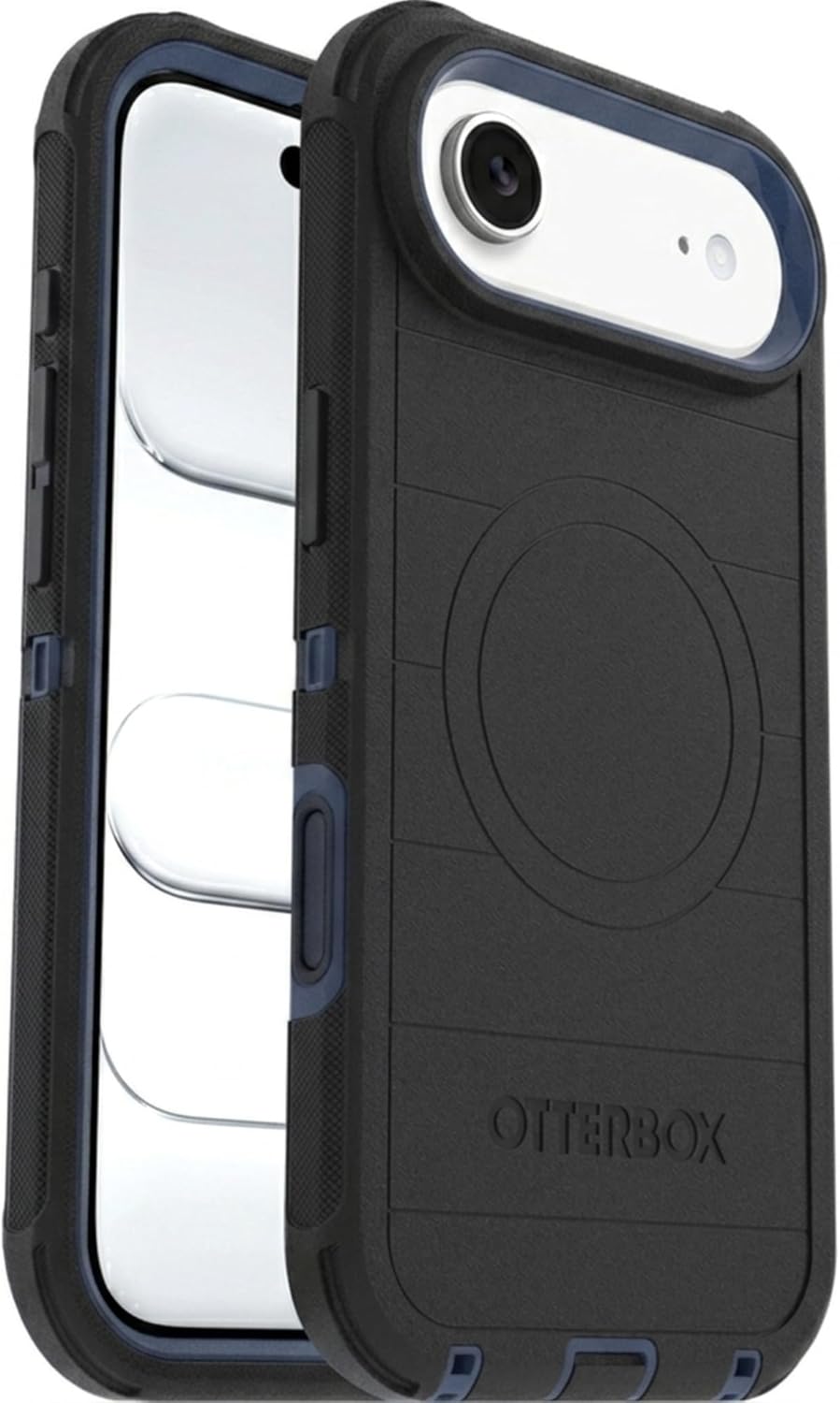 71Q983AGz6L._AC_SL1500_ OtterBox iPhone Air (Only) - Defender Series Case - Black Shadow (Black & Blue) - Snaps on MagSafe - Tough - Rugged & Durable - Multi-Layer - Impact Absorbing iPhone Case