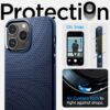 Spigen Liquid Air Designed for iPhone 14 Pro Case (2022) [Military-Grade Protection] - Navy Blue