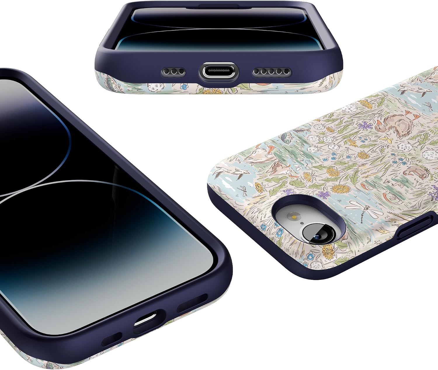 71R9m9dL._AC_SL1500_ Casely iPhone 17e Case | Waddle Path | Duck Pond | Bold Protective Design | Compatible with MagSafe