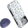 71RPL8zoJnL._AC_SL1500_ Casely iPhone 14 Pro Case | Nantucket Cottage | Blue Hydrangea | Bold Protective Design | Compatible with MagSafe