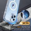 71RWMKQ8w6L._AC_SL1200_ Miracase iPhone 13 Pro Max Glass Case - 2023 Upgrade Full-Body Clear Bumper with Magnetic Ring and 9H Screen Protector