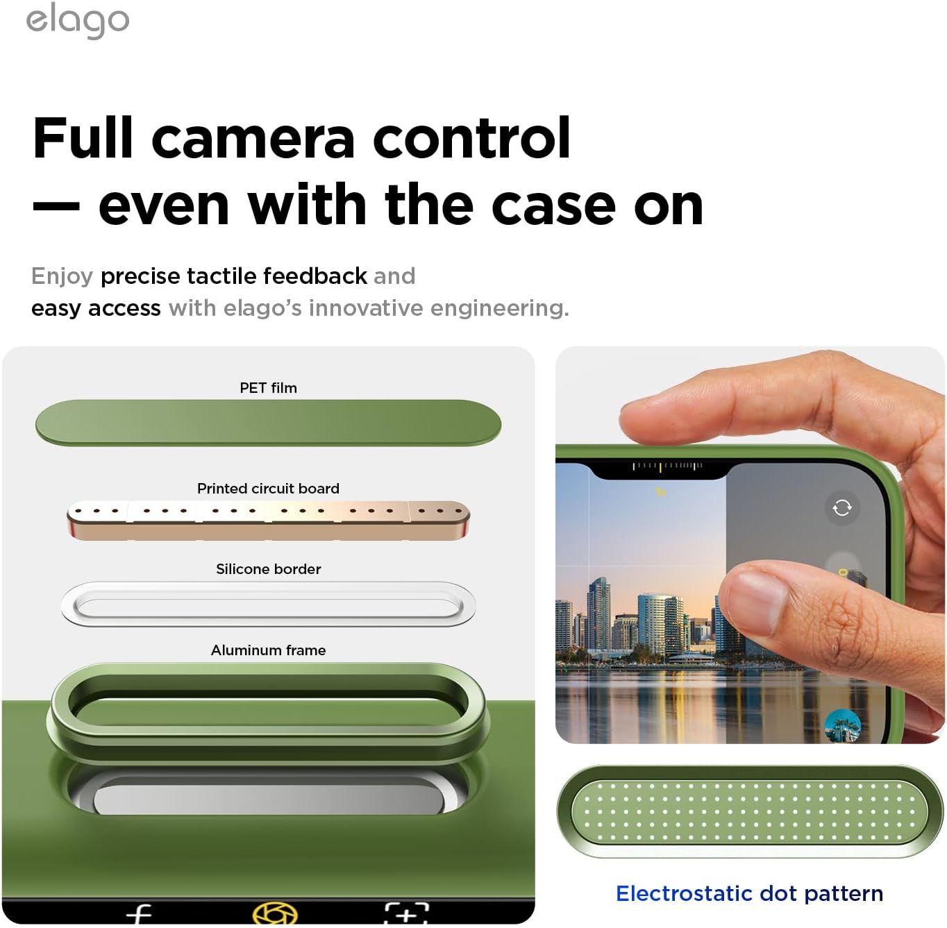 71RhA99M9zL._AC_SL1500_ elago for iPhone 17 Pro Max Case, Premium Magnetic Silicone Case, Compatible with MagSafe, Liquid Silicone Material, Protective Cover, Shockproof, Slim Phone, 6.9 inch (Cedar Green)