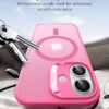 71RrBupMOGL._AC_SL1500_ ESR for iPhone 17 Case, Camera Control Cover, Compatible with MagSafe, Shockproof Military-Grade Protection, Magnetic Phone Case for iPhone 17, Classic Hybrid Case, Frosted Pink