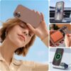 71RrxX2oscL._AC_SL1500_ Miracase Magnetic for iPhone 17 Case, Compatible with MagSafe, Integrated Silicone Camera Control Cover, 3.0mm Thicken Shockproof Drop Protection Phone Case for 17,Chocolate