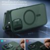 71RwJUjZfEL._AC_SL1500_ ESR for iPhone 17 Case, Camera Control Cover, Compatible with MagSafe, Shockproof Military-Grade Protection, Magnetic Phone Case for iPhone 17, Classic Hybrid Case, Frosted Green