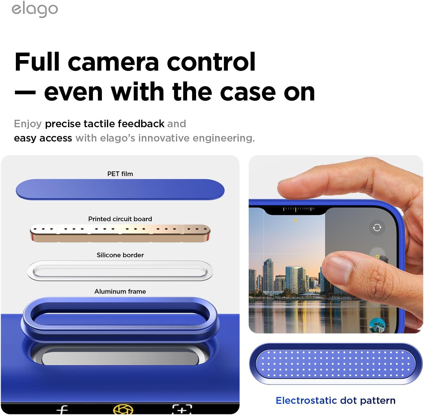 71S4xeyAhkL._AC_SL1500_ elago for iPhone 17 Case, Premium Magnetic Silicone Case, Compatible with MagSafe, Liquid Silicone Material, Protective Cover, Shockproof, Slim Phone, 6.3 inch (Cobalt Blue)