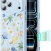 71SDYRHGdRL._AC_SL1500_ ESR for iPhone 17 Pro Case, Camera Control Cover, Compatible with MagSafe, Shockproof Military-Grade Protection, Magnetic Case for iPhone 17 Pro, Classic Hybrid, Tropical Paradise, Light Blue