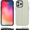 71SGoryHiiL._AC_SL1500_ Casely iPhone 13 Pro Max Case | Linen Stripe | The Boyfriend Collection | Bold Protective Design | Compatible with MagSafe