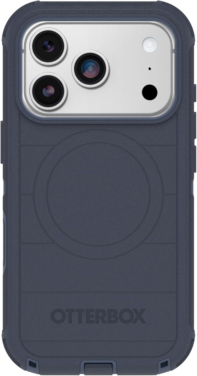 71Sqs3X5fML._AC_SL1500_ OtterBox iPhone 17 Pro Defender Pro Series Case - Blue Sentiment - Tough, Rugged & Durable iPhone Case, Snaps on MagSafe