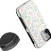 71T4c0hsIWL._AC_SL1500_ Casely iPhone 12 Mini Case | Pastel Garden | Sunday Best | Bold Protective Design | Compatible with MagSafe