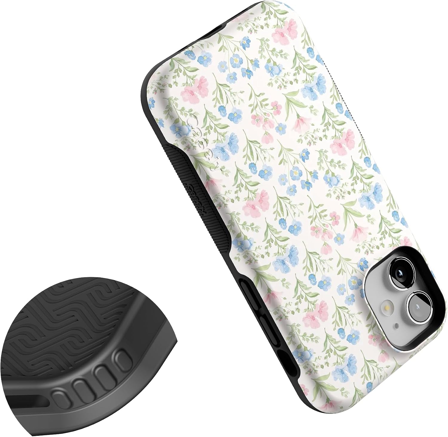 71T4c0hsIWL._AC_SL1500_ Casely iPhone 12 Mini Case | Pastel Garden | Sunday Best | Bold Protective Design | Compatible with MagSafe
