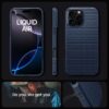Spigen Liquid Air Designed for iPhone 16 Pro Case [NOT Compatible with MagSafe], [Military-Grade Protection] - Navy Blue
